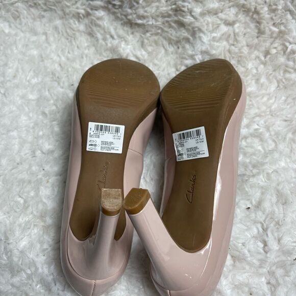 NWB Ambyr Joy Dusty Rose slip on platform heels Size 10M - Picture 6 of 8
